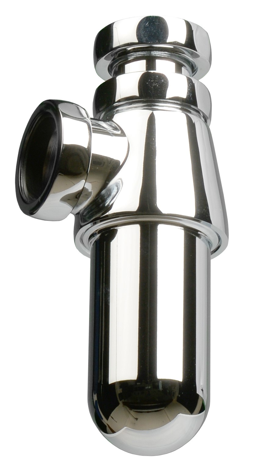 SanCeram 1 1/4" Chrome plated brass bottle trap The Sanitaryware Company