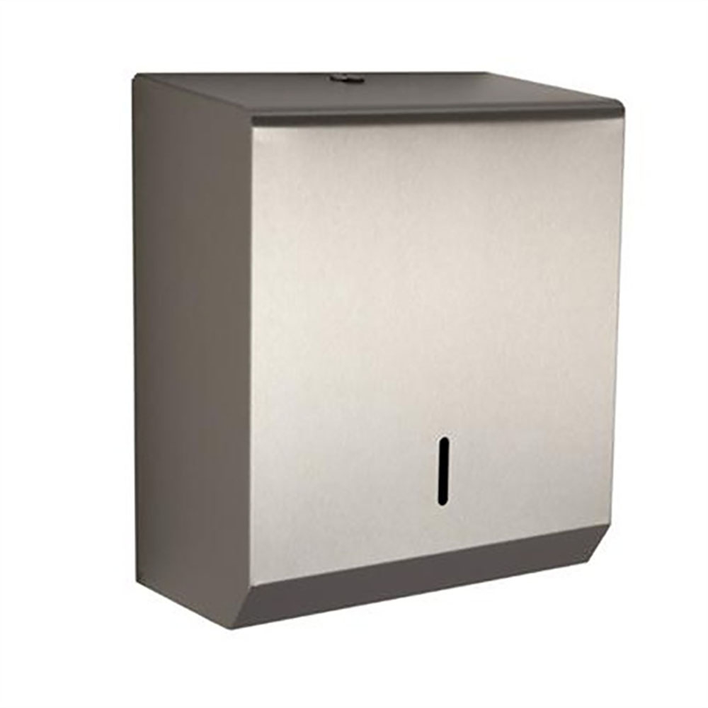 Paper towel dispenser, stainless steel The Sanitaryware Company