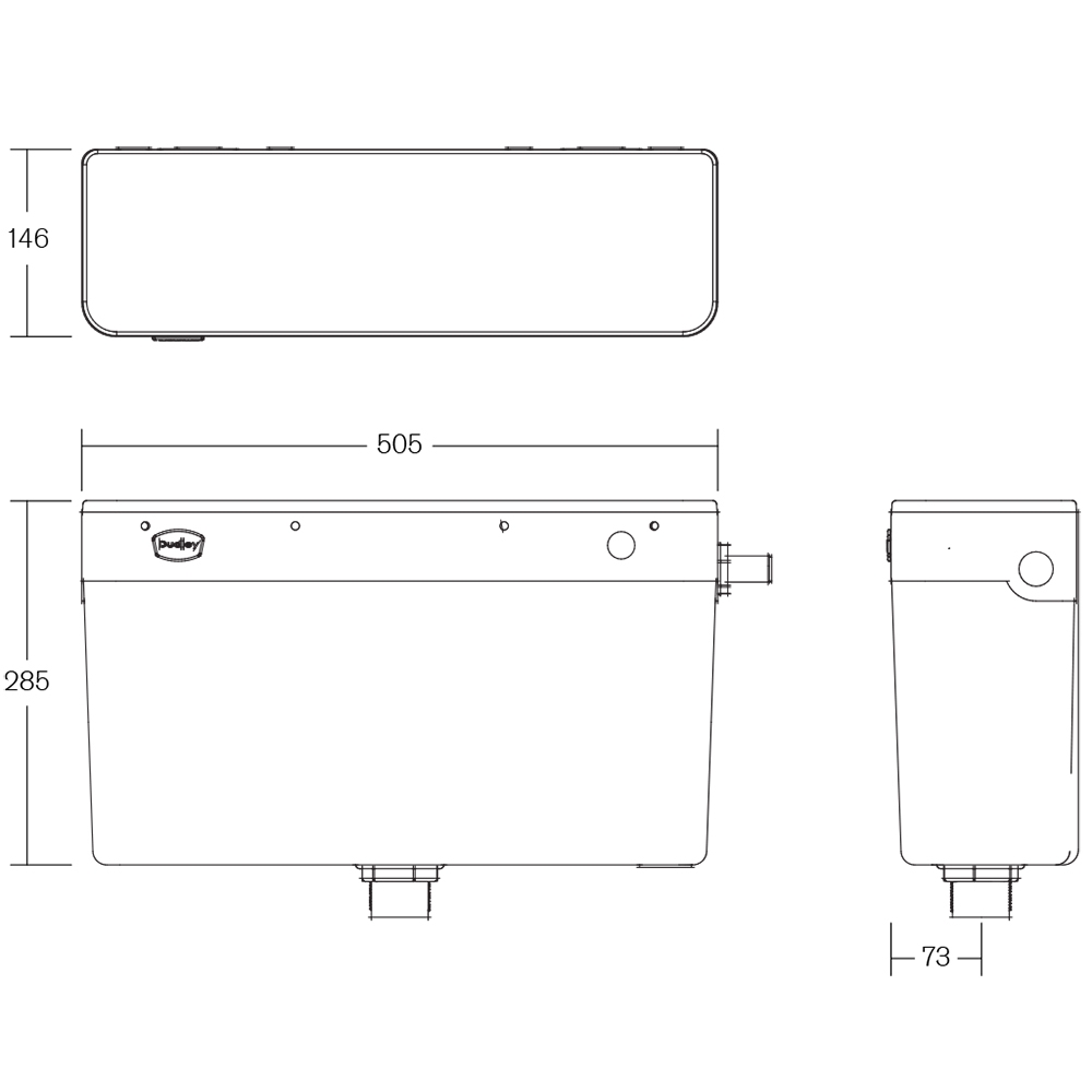dudley mirage concealed cistern