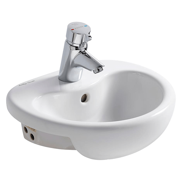 S043601_Armitage Shanks_400mm Semi-recessed Washbasin