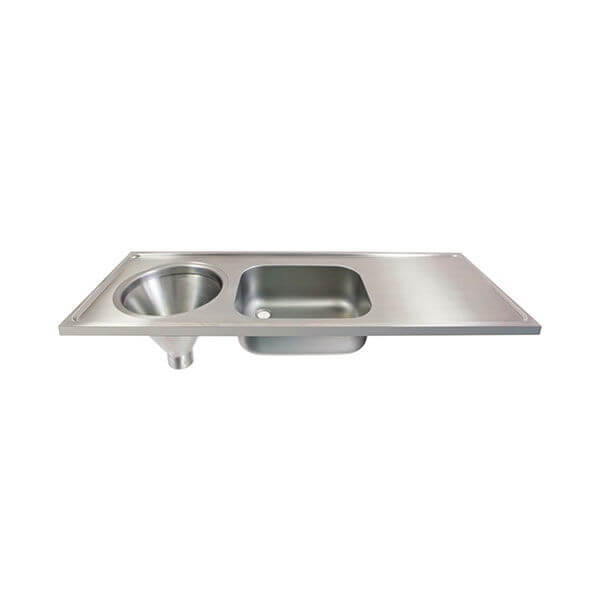 SSDUHSLHB-disposal unit sink and drainer_left back