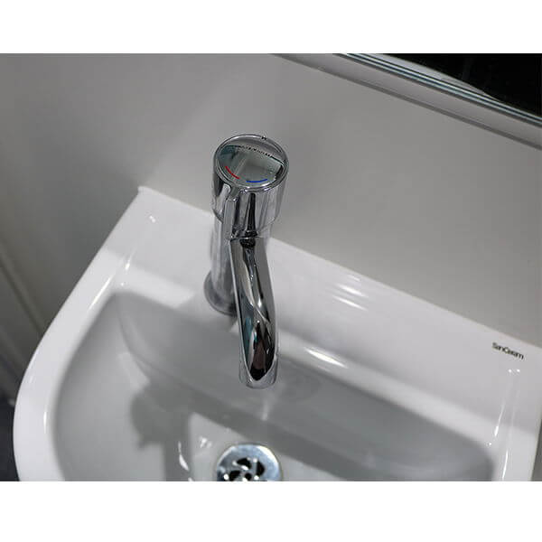 SanCeram-basin-mounted-self-closing-mixer-tap-at-Leventhorpe-Academy