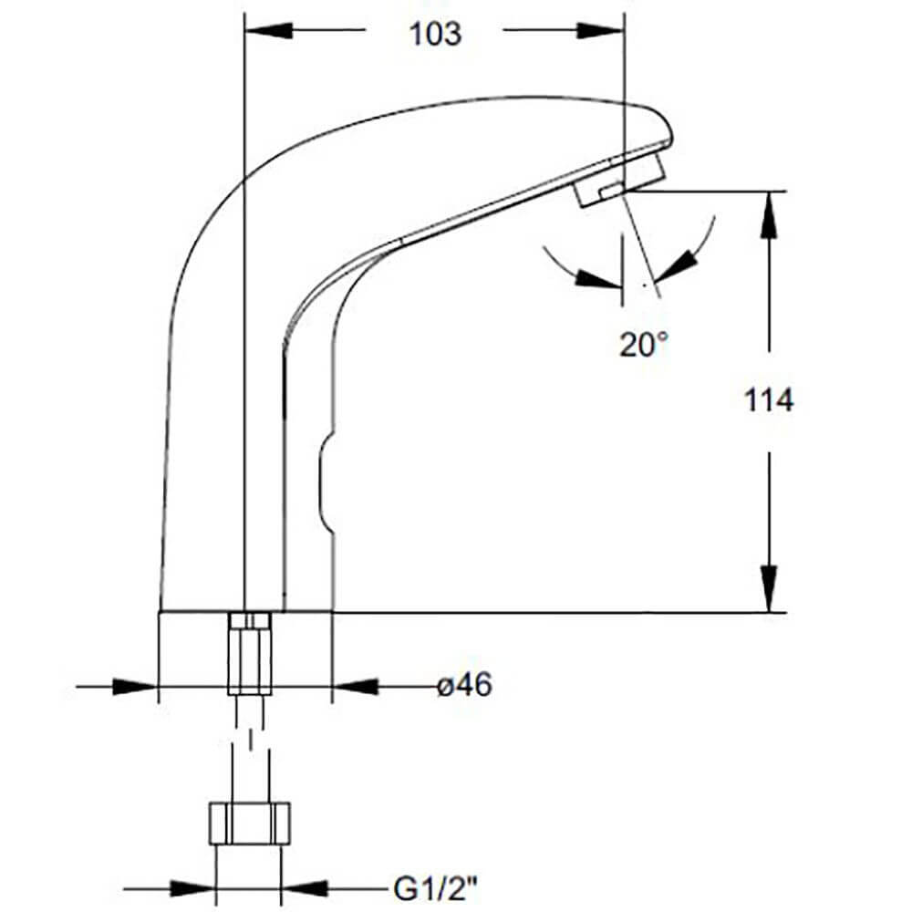 SanCeram-deck-mounted-sensor-tap