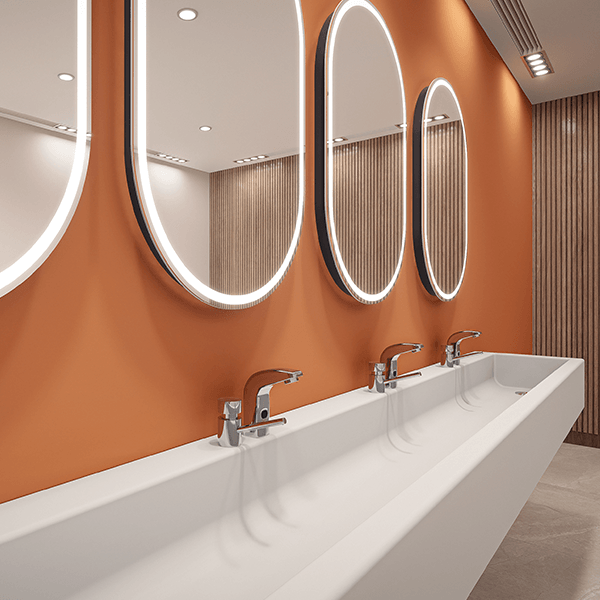 T3S-Slim-Flat-Bottom-Thermoformed-Solid-Surface-Wash-Trough-with-Tap-Deck-The-Sanitaryware-Company