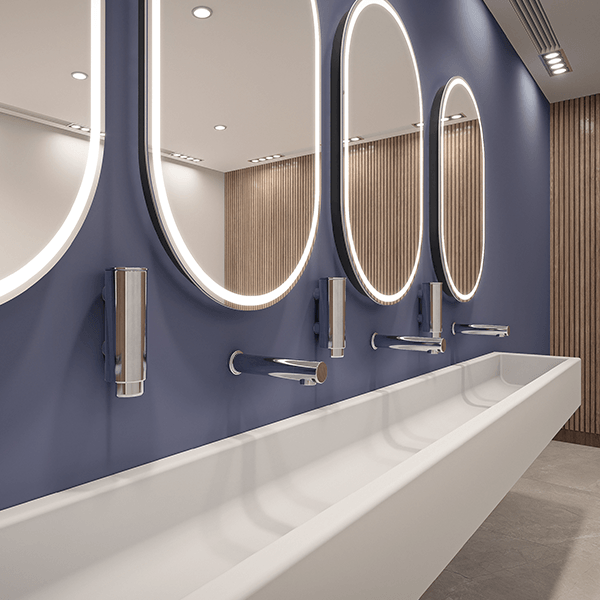 T4-Slim-Flat-Bottom-Thermoformed-Solid-Surface-Wash-Trough-without-Tap-Deck