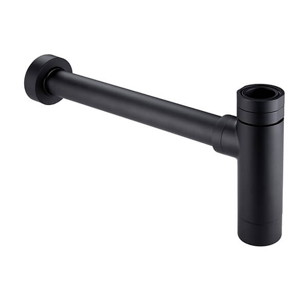 1 1/4" Bottle Trap - Matt Black